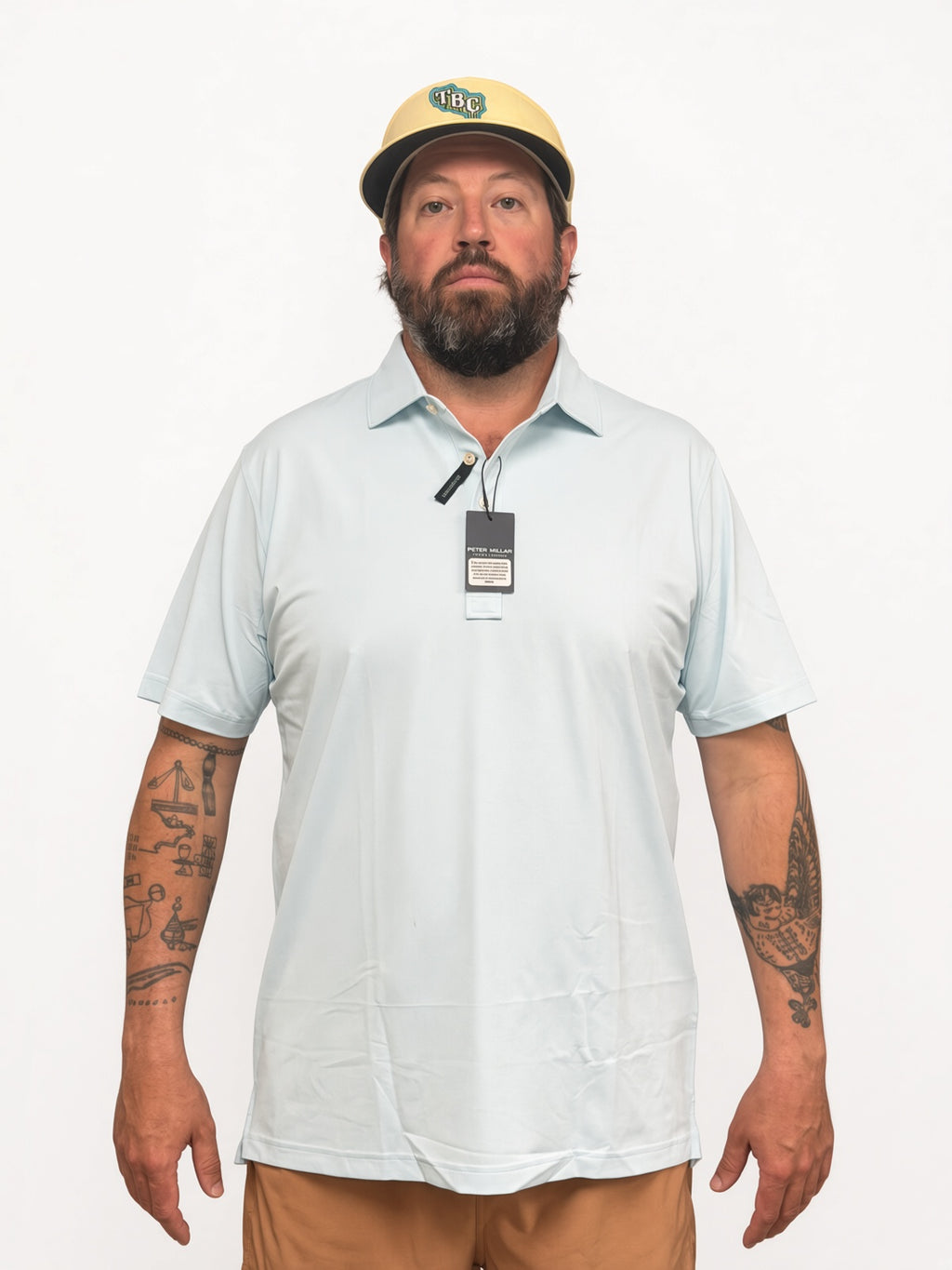 Peter Millar Performance Mesh Solid Short-Sleeve Polo UPF Sun Protection