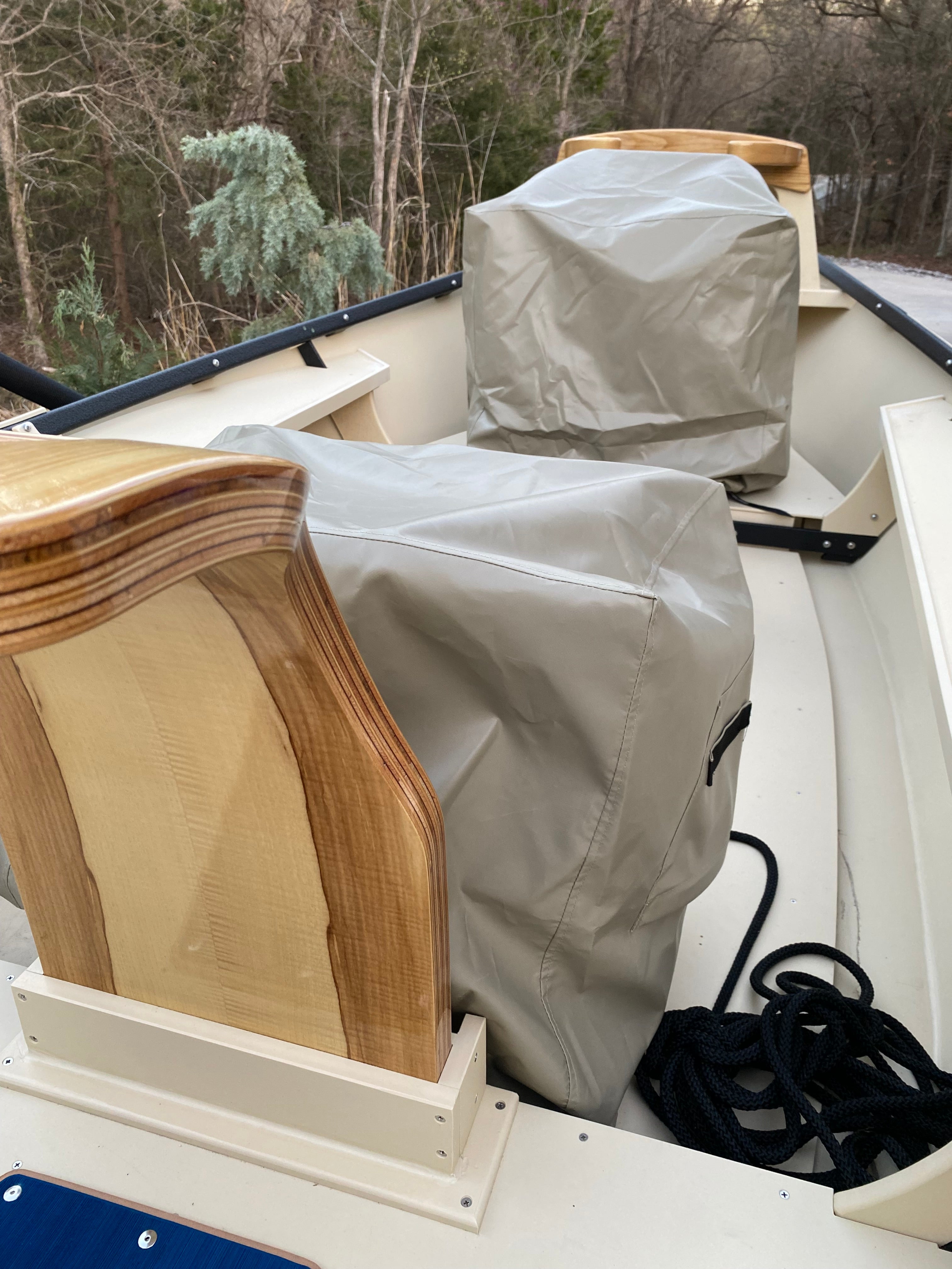 Trout Boat Cap'n Cover