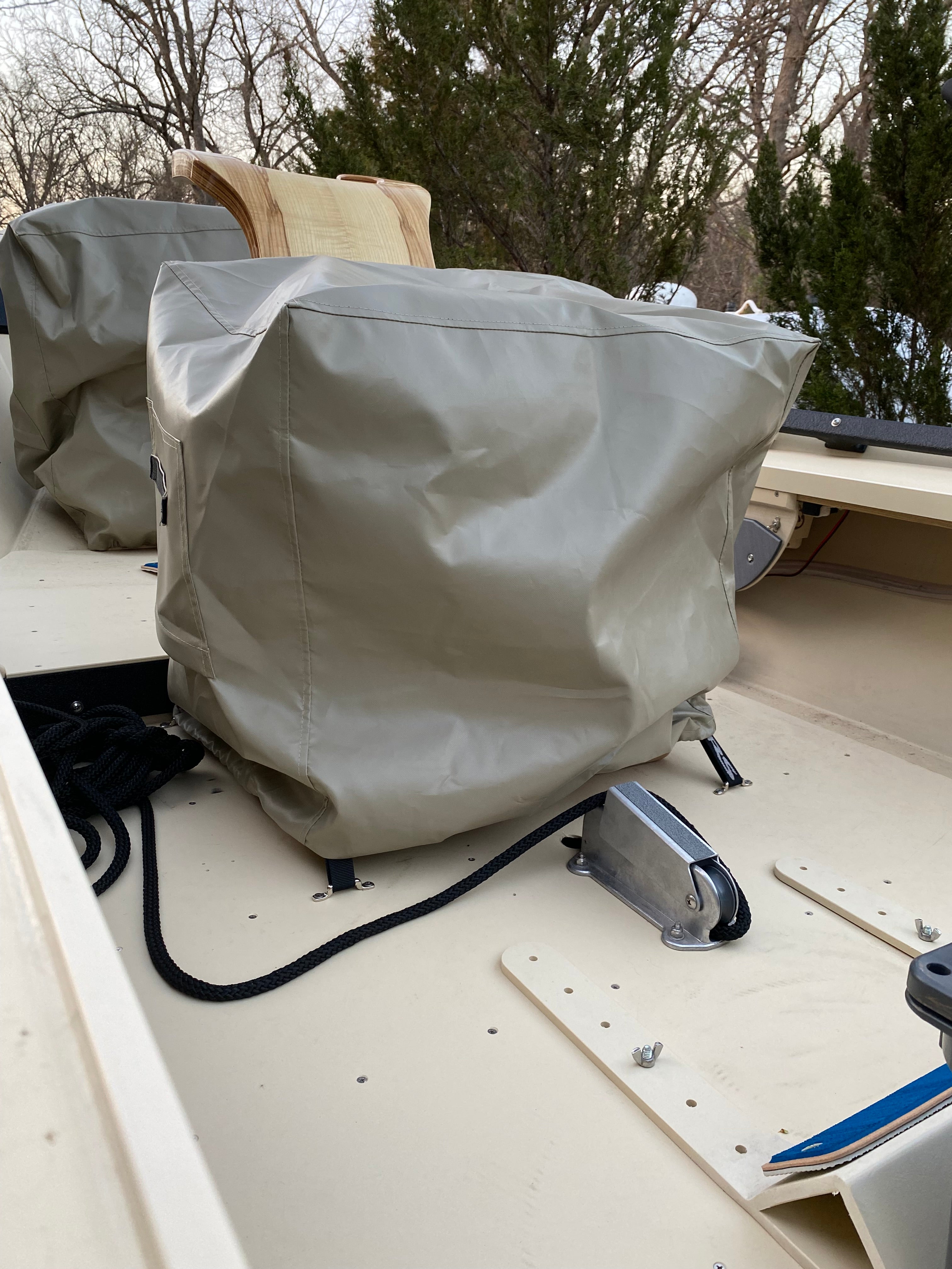 Trout Boat Cap'n Cover