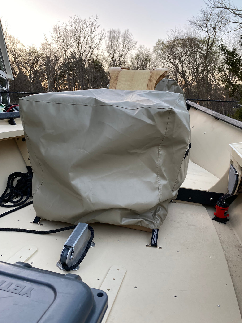 Trout Boat Cap'n Cover