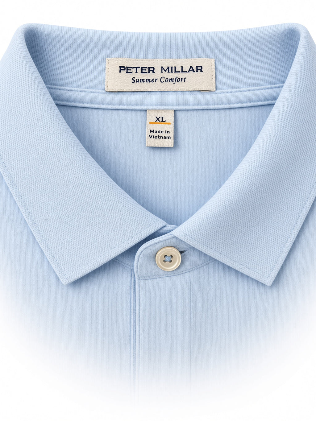 Peter Millar Summer Comfort Solid Long-Sleeve Polo UPF Sun Protection